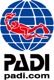 ダイビング指導団体PADI　ロゴ
